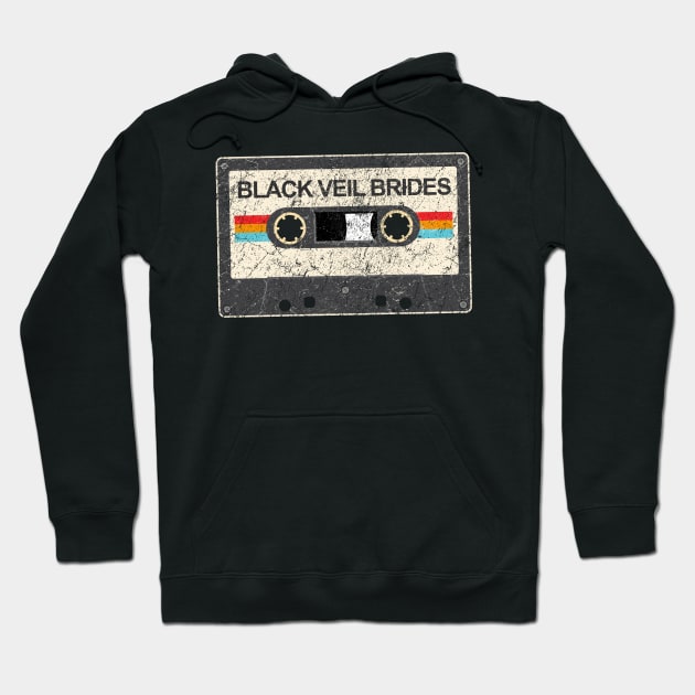 Black Veil Brides kurniamarga vintage cassette tape Hoodie by kurniamarga.artisticcolorful